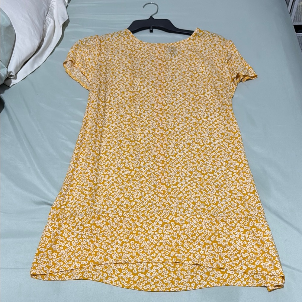 Yellow Floral Dress